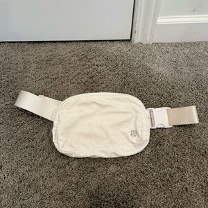White Lululemon Belt Bag